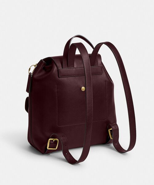 COACH(コーチ)の「クロスビー バックパック 28(バックパック/リュック・レディース・レッド系その他・ONE)」の4枚目の写真