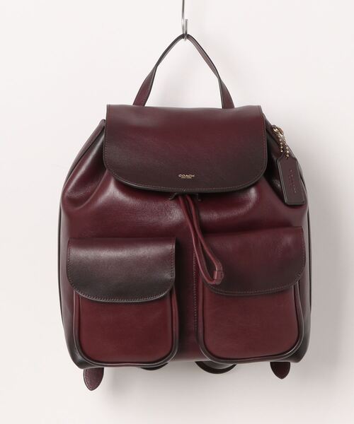 COACH(コーチ)の「クロスビー バックパック 28(バックパック/リュック・レディース・レッド系その他・ONE)」の8枚目の写真