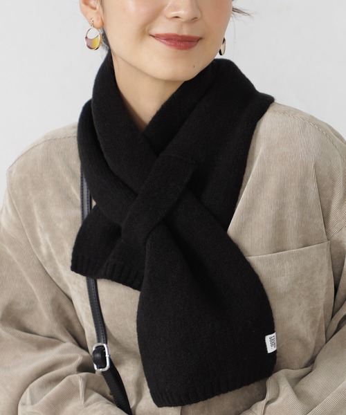 FOUND GOOD（ファウンドグッド）の「モッチリヤワラカマフラー（マフラー・レディース・ブルー系5/イエロー系5/ピンク系5/ブラック/アイボリー/オレンジ系5/ベージュ/グリーン系5・FREE）」の9枚目の写真