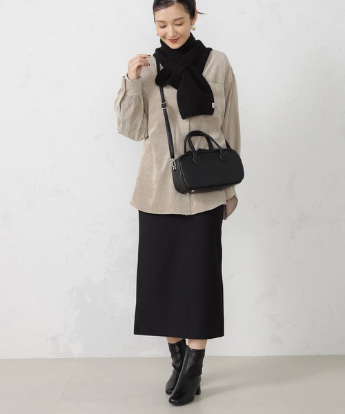 FOUND GOOD（ファウンドグッド）の「モッチリヤワラカマフラー（マフラー・レディース・ブルー系5/イエロー系5/ピンク系5/ブラック/アイボリー/オレンジ系5/ベージュ/グリーン系5・FREE）」の10枚目の写真