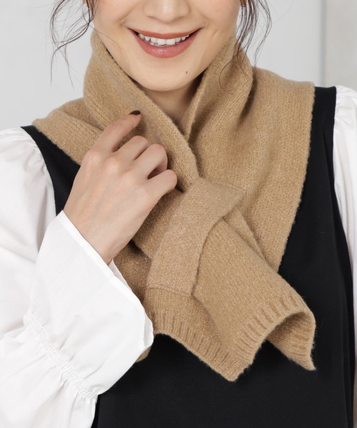 FOUND GOOD（ファウンドグッド）の「モッチリヤワラカマフラー（マフラー・レディース・ブルー系5/イエロー系5/ピンク系5/ブラック/アイボリー/オレンジ系5/ベージュ/グリーン系5・FREE）」の12枚目の写真