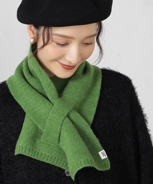 FOUND GOOD（ファウンドグッド）の「モッチリヤワラカマフラー（マフラー・レディース・ブルー系5/イエロー系5/ピンク系5/ブラック/アイボリー/オレンジ系5/ベージュ/グリーン系5・FREE）」の16枚目の写真