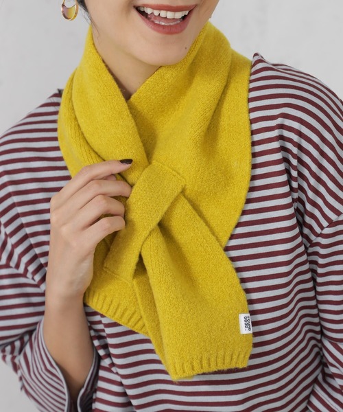 FOUND GOOD（ファウンドグッド）の「モッチリヤワラカマフラー（マフラー・レディース・ブルー系5/イエロー系5/ピンク系5/ブラック/アイボリー/オレンジ系5/ベージュ/グリーン系5・FREE）」の20枚目の写真