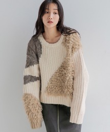 LOWRYS FARM | ヴィンテージライクＰＯＬＳ  207393(ニット/セーター)