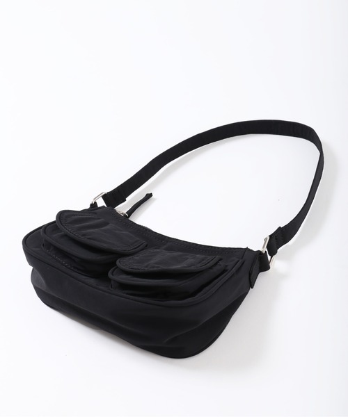 WC（ダブル シー）の「コンパクトポケットバッグ（ショルダーバッグ・レディース・ブラック/レッド・FREE）」の11枚目の写真