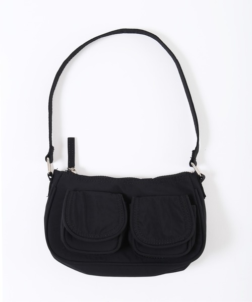 WC（ダブル シー）の「コンパクトポケットバッグ（ショルダーバッグ・レディース・ブラック/レッド・FREE）」の10枚目の写真