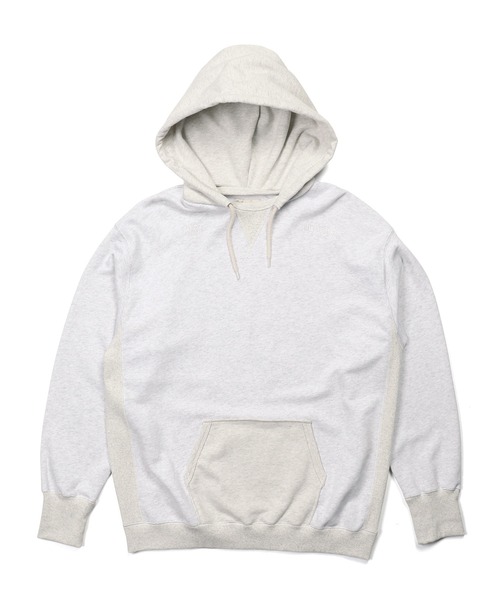 The DUFFER of ST.GEORGE(ザダファーオブセントジョージ)の「SETUP SWITCHIG PARKA:セットアップ 切替デザイン スウェットパーカー(パーカー・メンズ・ブラック/ライトグレー・MEDIUM/SMALL/X-LARGE/LARGE)」の7枚目の写真