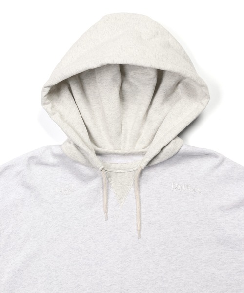 The DUFFER of ST.GEORGE(ザダファーオブセントジョージ)の「SETUP SWITCHIG PARKA:セットアップ 切替デザイン スウェットパーカー(パーカー・メンズ・ブラック/ライトグレー・MEDIUM/SMALL/X-LARGE/LARGE)」の16枚目の写真