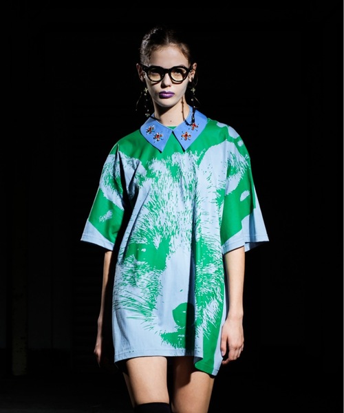 PRINT BIG T-SHIRT(fox)