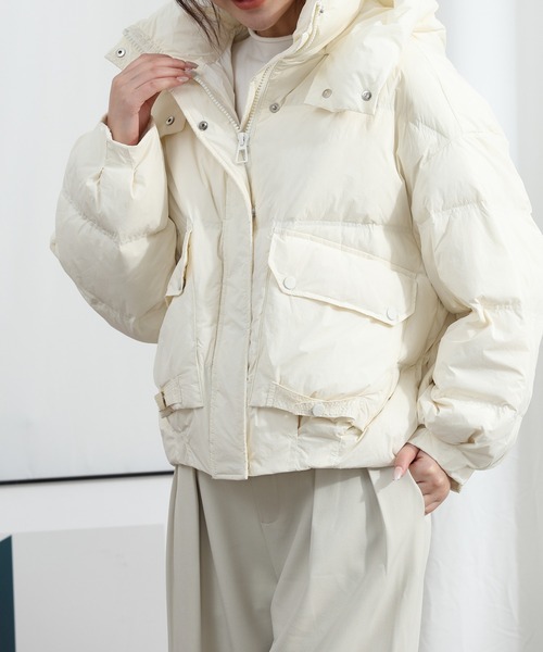 aimoha（アイモハ）の「【Aimoha】大きなポケットのダウンジャケット