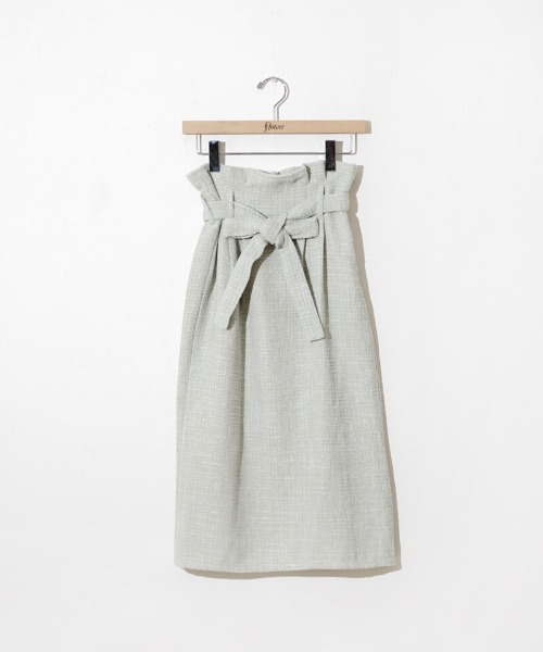 flower（フラワー）の「シャイニーツイードスカート（スカート・レディース・ミント/ピンク・FREE）」の17枚目の写真