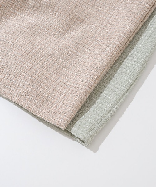 flower（フラワー）の「シャイニーツイードスカート（スカート・レディース・ミント/ピンク・FREE）」の20枚目の写真