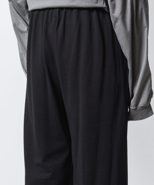 VEIN (ヴェイン)の「ファインテリー イージーワイドトラウザーズ / FINE TERRY EASY WIDE TROUSERS(その他パンツ・メンズ・ブラック/グレー・1/2/3)」の7枚目の写真