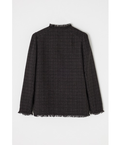 MOUSSY(マウジー)の「VELOUR TWEED ジャケット(その他アウター・レディース・ブラウン/ブラック・FREE)」の10枚目の写真