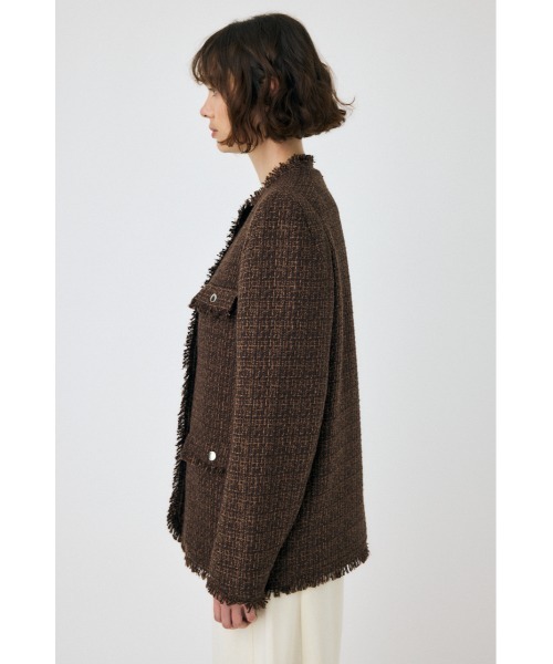 MOUSSY(マウジー)の「VELOUR TWEED ジャケット(その他アウター・レディース・ブラウン/ブラック・FREE)」の17枚目の写真