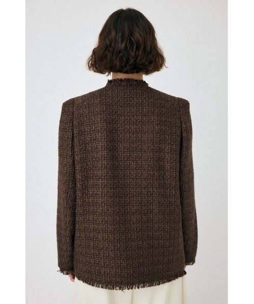 MOUSSY(マウジー)の「VELOUR TWEED ジャケット(その他アウター・レディース・ブラウン/ブラック・FREE)」の18枚目の写真