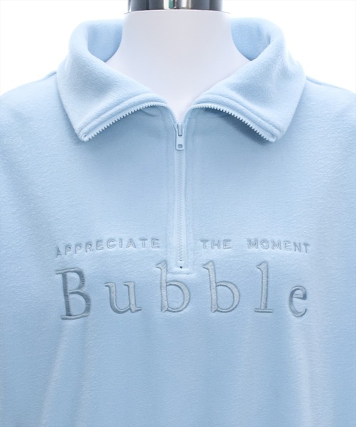 clear（クリア）の「ハーフジップフリーストップス ≪2024AW新作≫（シャツ/ブラウス・レディース・グレー/オフホワイト/サックスブルー・F）」の14枚目の写真