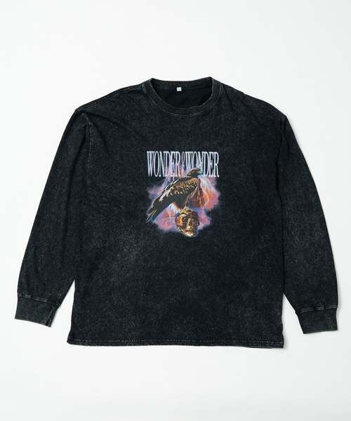 WONDER OF WANDER(ワンダーオブワンダー)の「Graphic L/S TEE C(Tシャツ/カットソー・メンズ・グリーン/ブラック・XL/L/M)」の3枚目の写真