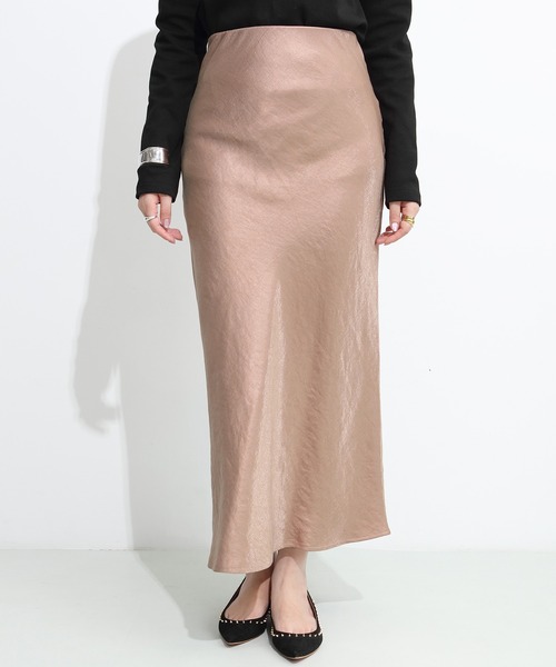 ツイルサテンナロースカート（スカート）｜by LEGNA（バイレグナ）の