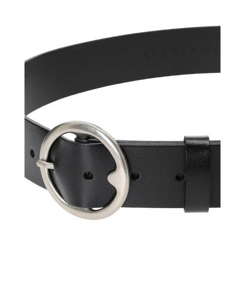 ALEXIA STAM（アリシアスタン）の「Round Buckle Leather Wide Belt/ラウンドバックルベルト（ベルト・レディース・ブラック/ブラウン・FREE）」の13枚目の写真