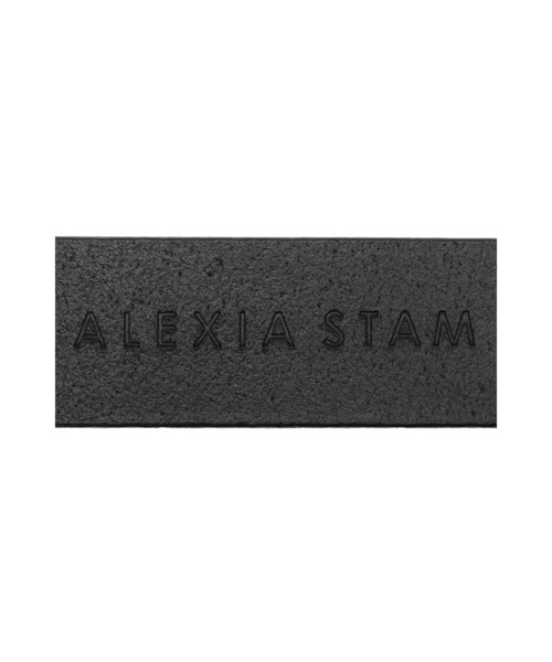ALEXIA STAM（アリシアスタン）の「Round Buckle Leather Wide Belt/ラウンドバックルベルト（ベルト・レディース・ブラック/ブラウン・FREE）」の14枚目の写真