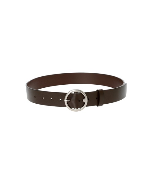ALEXIA STAM（アリシアスタン）の「Round Buckle Leather Wide Belt/ラウンドバックルベルト（ベルト・レディース・ブラック/ブラウン・FREE）」の16枚目の写真