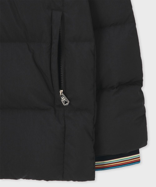 Paul Smith（ポールスミス）の「シグネチャーストライプ ダウンブルゾン / 243112 077Z（ダウンジャケット/コート・メンズ・ブルー/ブラック・LARGE/X-LARGE/L2/SMALL/MEDIUM）」の4枚目の写真