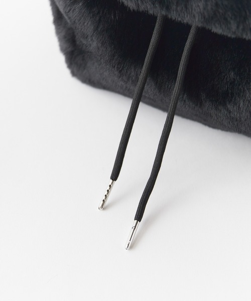 Chick(チック)の「Animal Pattern Fake Fur Backpack / フェイクファー バックパック(バックパック/リュック・レディース・アイボリー/ブラック/アニマル・FREE)」の13枚目の写真