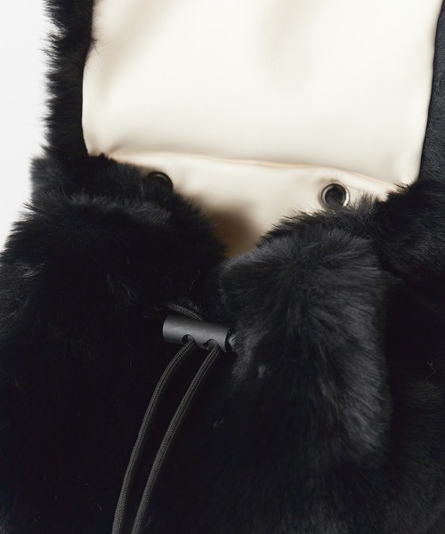 Chick(チック)の「Animal Pattern Fake Fur Backpack / フェイクファー バックパック(バックパック/リュック・レディース・アイボリー/ブラック/アニマル・FREE)」の15枚目の写真