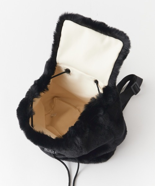Chick(チック)の「Animal Pattern Fake Fur Backpack / フェイクファー バックパック(バックパック/リュック・レディース・アイボリー/ブラック/アニマル・FREE)」の16枚目の写真