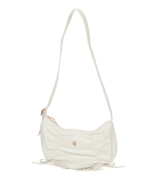 GLOBAL WORK（グローバルワーク）の「PUリボンショルダー/248357（ショルダーバッグ・キッズ・ブラック/アイボリー・FREE）」の12枚目の写真