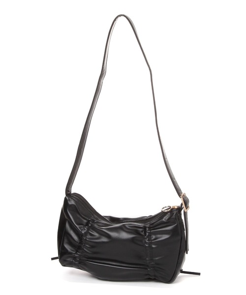 GLOBAL WORK（グローバルワーク）の「PUリボンショルダー/248357（ショルダーバッグ・キッズ・ブラック/アイボリー・FREE）」の15枚目の写真