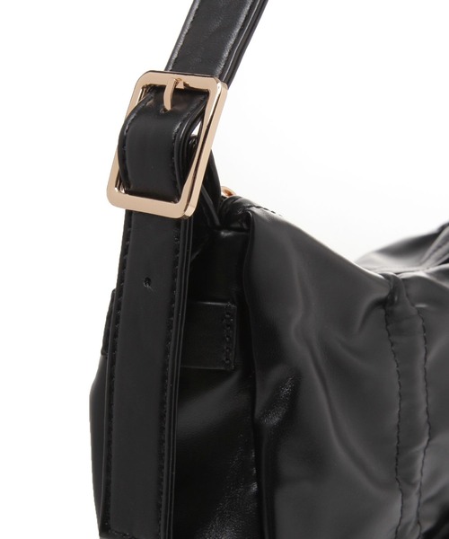 GLOBAL WORK（グローバルワーク）の「PUリボンショルダー/248357（ショルダーバッグ・キッズ・ブラック/アイボリー・FREE）」の16枚目の写真