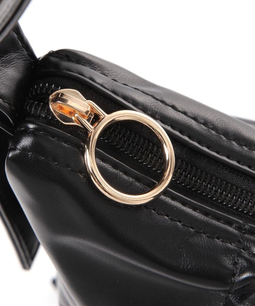 GLOBAL WORK（グローバルワーク）の「PUリボンショルダー/248357（ショルダーバッグ・キッズ・ブラック/アイボリー・FREE）」の17枚目の写真