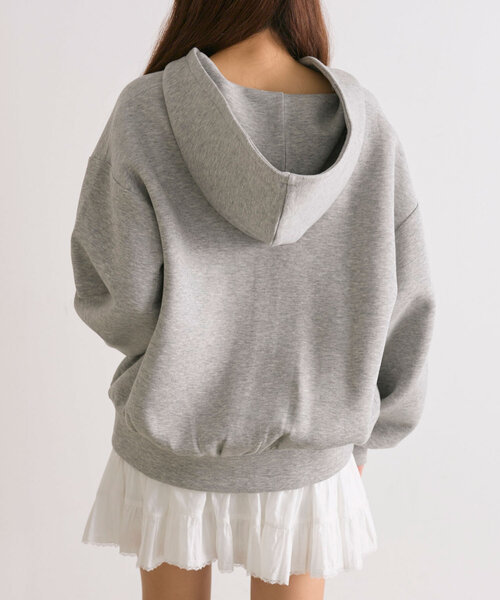 OLIVE des OLIVE(オリーブデオリーブ)の「リボンレースZIPパーカー(Tシャツ/カットソー・レディース・トップグレー/サックスブルー/オフホワイト・FREE)」の19枚目の写真