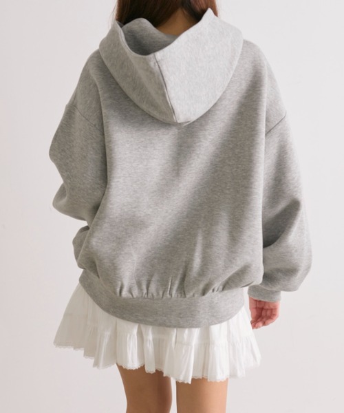 OLIVE des OLIVE(オリーブデオリーブ)の「リボンレースZIPパーカー(Tシャツ/カットソー・レディース・トップグレー/サックスブルー/オフホワイト・FREE)」の13枚目の写真