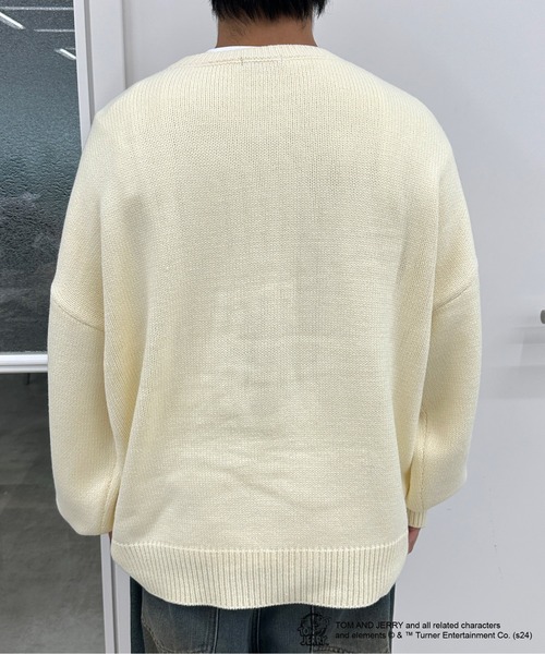 セール】【トムとジェリー/Tom and Jerry】フロントデザインニット
