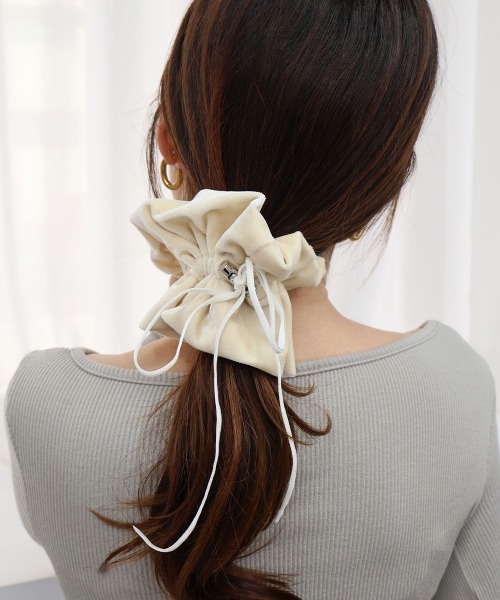 セール】ベロア ドロストコード シュシュ（シュシュ）｜CEMONEMO