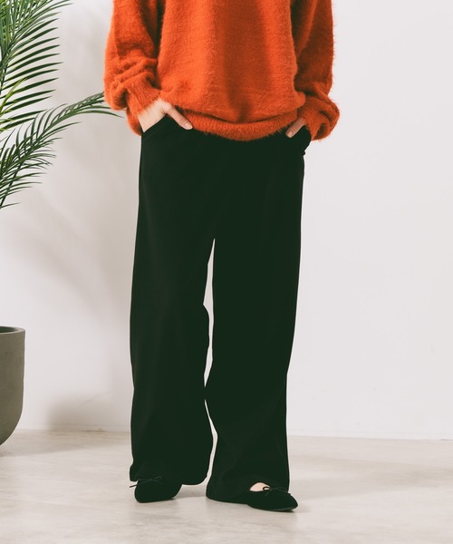 fort point(フォーポイント)の「【FORTPOINT/フォートポイント】アンゴラタッチワイドパンツ(その他パンツ・レディース・ブラック/グレー・LARGE/MEDIUM)」の11枚目の写真