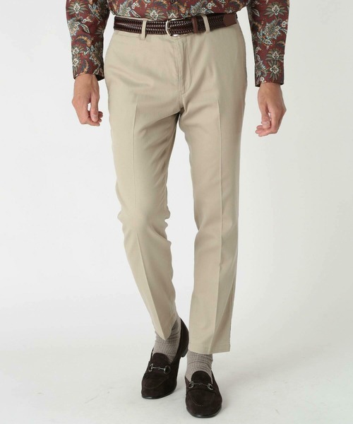 MEN'S BIGI（メンズビギ）の「ストレッチツイルテーパードパンツ（その他パンツ・メンズ・グリーン/ベージュ/ホワイト/ブラック・04/03/02/01）」の8枚目の写真