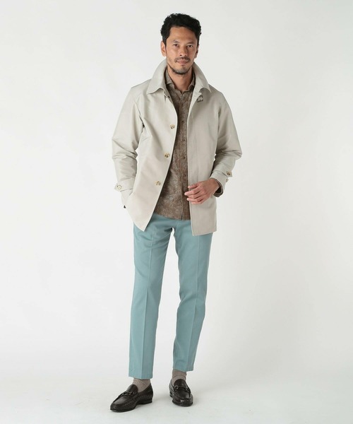 MEN'S BIGI（メンズビギ）の「ストレッチツイルテーパードパンツ（その他パンツ・メンズ・グリーン/ベージュ/ホワイト/ブラック・04/03/02/01）」の19枚目の写真