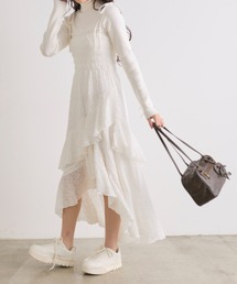 OLIVE des OLIVE | 肩リボンフリルワンピース(ワンピース)