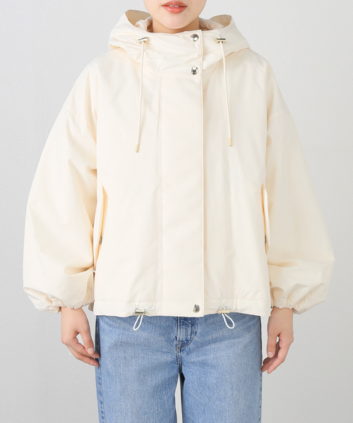 IENA(イエナ)の「MACKINTOSH/マッキントッシュ RAINTECSKYEPARKA THINDOWN SH L242HI1047EXDB(ナイロンジャケット・レディース・ブラック/アイボリー・4/6)」の4枚目の写真