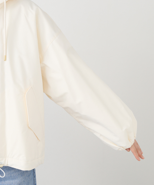 IENA(イエナ)の「MACKINTOSH/マッキントッシュ RAINTECSKYEPARKA THINDOWN SH L242HI1047EXDB(ナイロンジャケット・レディース・ブラック/アイボリー・4/6)」の9枚目の写真