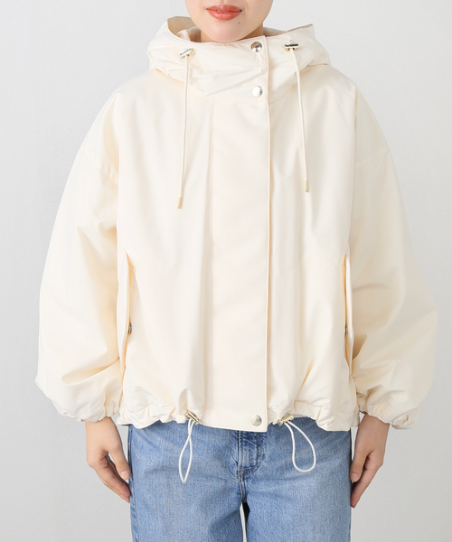 IENA(イエナ)の「MACKINTOSH/マッキントッシュ RAINTECSKYEPARKA THINDOWN SH L242HI1047EXDB(ナイロンジャケット・レディース・ブラック/アイボリー・4/6)」の17枚目の写真