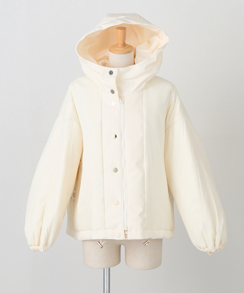 IENA(イエナ)の「MACKINTOSH/マッキントッシュ RAINTECSKYEPARKA THINDOWN SH L242HI1047EXDB(ナイロンジャケット・レディース・ブラック/アイボリー・4/6)」の18枚目の写真