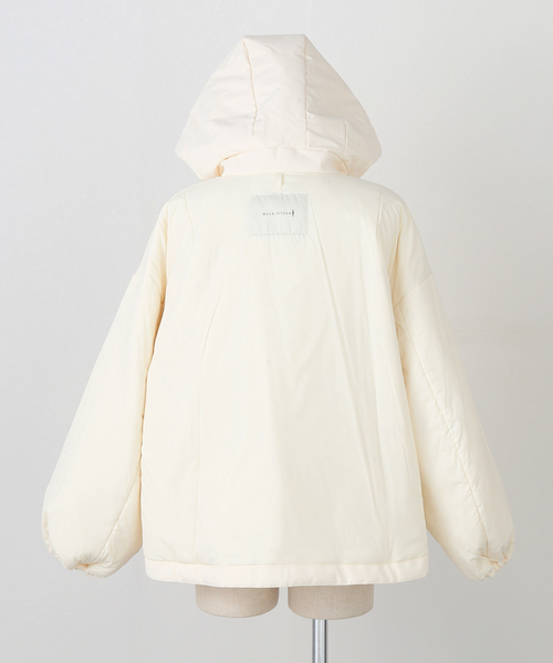 IENA(イエナ)の「MACKINTOSH/マッキントッシュ RAINTECSKYEPARKA THINDOWN SH L242HI1047EXDB(ナイロンジャケット・レディース・ブラック/アイボリー・4/6)」の19枚目の写真