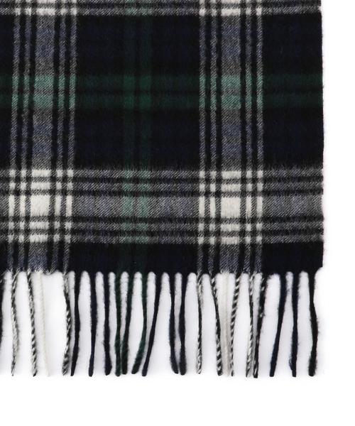 green label relaxing（グリーンレーベルリラクシング）の「MCF CASH CHK マフラー（マフラー・メンズ・レッド/ネイビー・フリー）」の4枚目の写真