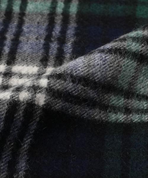 green label relaxing（グリーンレーベルリラクシング）の「MCF CASH CHK マフラー（マフラー・メンズ・レッド/ネイビー・フリー）」の5枚目の写真