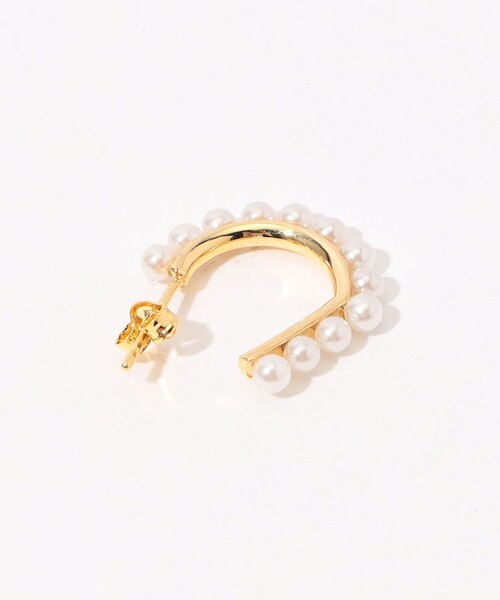 別注】januka パールフープ スモールピアス（ピアス（両耳用
